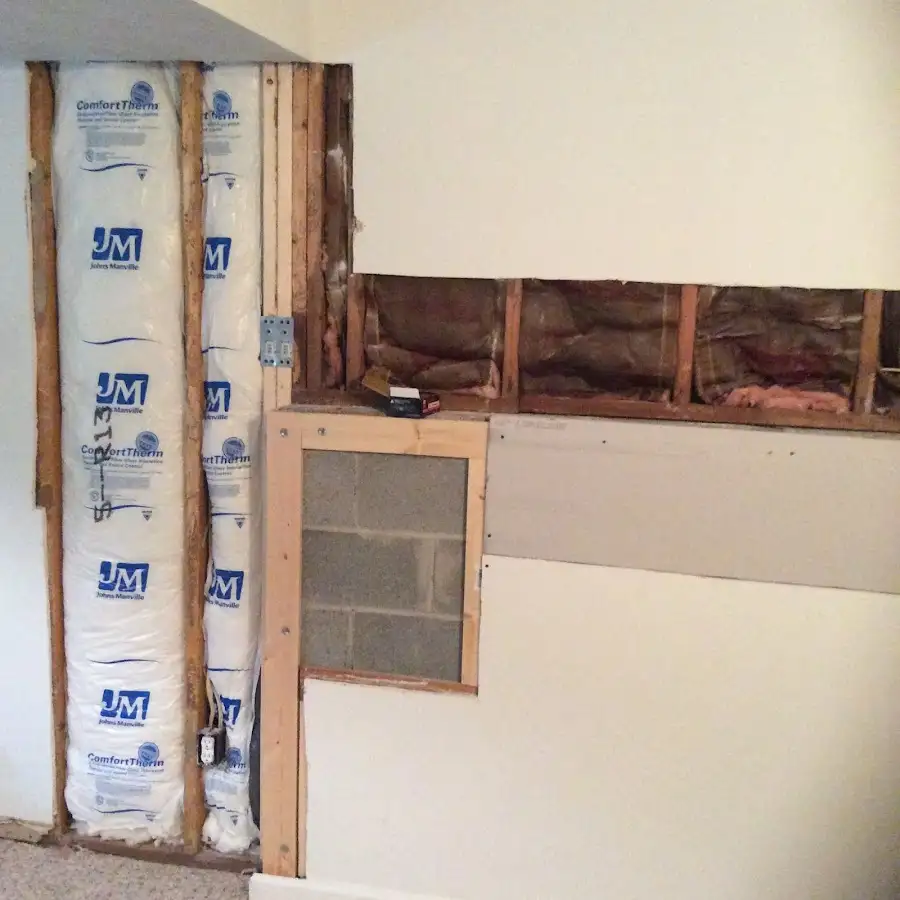 Wall insulation replacement during Odor Removal & Deodorization in Prosper